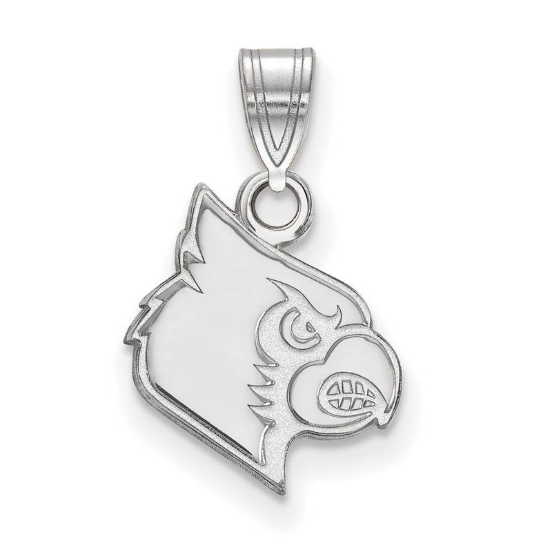 10k White Gold U. Of Louisville Small Pendant